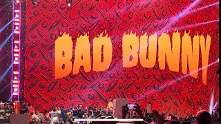 Bad Bunny WWE 4-24-23 Monday Night Raw Bad Bunny makes appearance to confront Damian Preist