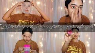 ✨Relaxing Winter Pamper Routine✨ Skincare, Haircare, Lipcare🤍🤍 Weekend Reset🤍🤍