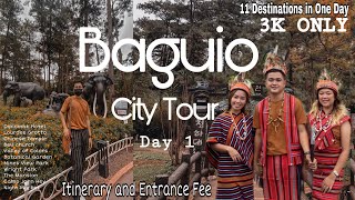 BAGUIO JULY 2022 - Itinerary and Fees | Travel Vlog