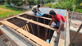 Roof Slab Techniques_Living Room Top Shuttering Accurate Making|Roof Formwork Construction