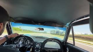 1963 Split Window Corvette 327/340/4-Speed driving video