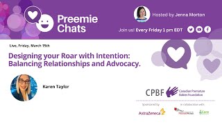 LIVE - Preemie Chats - Balancing Relationships and Advocacy