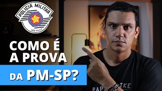 👮‍♂️✅ Como é a PROVA do concurso da PM-SP | Concurso Soldado PM-SP 2024