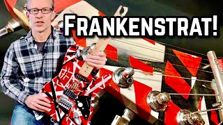 FRANKENSTRAT GUITAR REPLICA - How to Restring like Eddie Van Halen