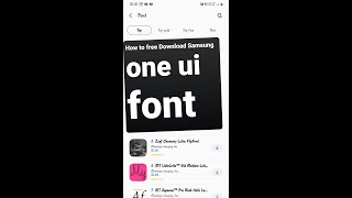 How to download free Samsung one ui fonts|All Samsung |