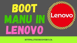 How to get in to the Boot Options in Lenovo Laptops and Desktops / Windows 7, 8, 10