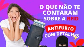 Carteira RFID Minimalista Antifurto Contactless Slim ATNI NFC Com Blocking Inteligente a Melhor BTC