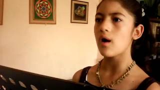 Hymne à la nuit. Jean Phillippe Rameau. Canta Astrid Aurora (11 años).