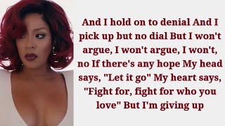 K. Michelle - Miss You, Goodbye ~ Lyrics