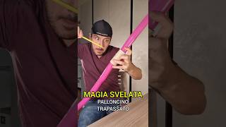 MAGIA SVELATA - palloncino trapassato! #magician #magictrick #illusionist #magic #magia #mago