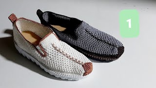 crochet shoes making #crochetaddict #crochet #shoes #knitting #slippers #slippershoes