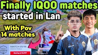 Finally IQOO Lan matches started with players pov ✅ Clutchgod Sensei Aquanox reply 🔥