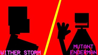 (Short Animation) Wither Storm Vs Mutant Enderman |Remake|Stknds|