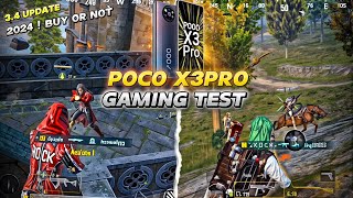 POCO X3 PRO 2024 GAMING TEST BUY OR NOT 🤔 IN BGMI PUBG MOBILE