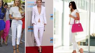 OUTFITS 2018 * Combinaciones con pantalon blanco