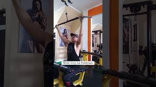 Wide Grip Lat Pulldown | Strengthen Your Lats #gym #shorts #workout