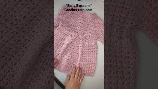 Early Bloom crochet cardigan #crochet #crochetpatterns #crochetcardigan #crochetkids