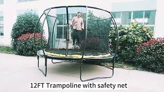 High-quality Trampoline with Customizable Size and Color, Suitable for Adults and Kids!