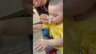 Em bé ăn ngon miệng #cute #cutebaby #dailyvlog #baby #trendingshorts #xuhuong #mukbang