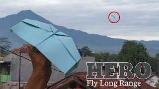 Flying Hero Plane, How to Make a Papar Hero Plane, Notebook Paper Plane, Membuat Pesawat dari Kertas