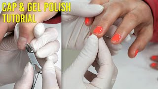 How To Cap Gel Polish On Short Nails Tutorial