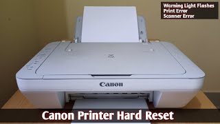 How To Hard Reset Canon Pixma Mg 2470 & Mg 2570s Printer । Print error & Scanner error fix