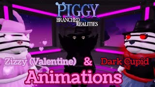 Zizzy (Valentine) and Dark Cupid Animations - Piggy: Branched Realities