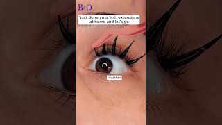 How to Simple, Easy and Quick apply lashes  |B&Q Lashes| #lashlife