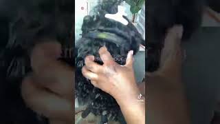 How to define your wig curls using Cantu products!