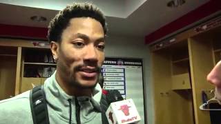 Derrick Rose Postgame Interview   Cavaliers vs Bulls   February 12, 2015   NBA 2014 15 Season