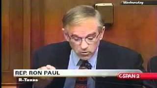 Ron Paul vs Alan Greenspan 2002