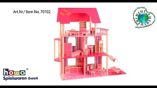 howa ® Montageanleitung Puppenhaus Art.Nr.70102/ howa ® assembly instructions Dollhouse No.70102