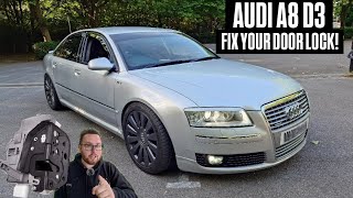 HOW TO FIX AN AUDI A8 D3 DOOR LOCK AND ACTUATOR