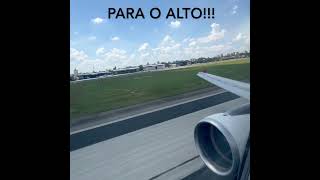 Decolando em Congonhas no A320 da LATAM