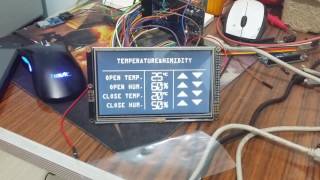 5 inch TFT  LCD skylight controller (GUI DESIGN)