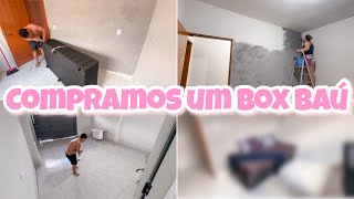 COMPRAMOS UM BOX BAÚ | ORGANIZAMOS A GARAGEM | FICOU MUITO BOM | Tayane Silvia