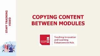 Copying Content between modules