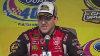 Tony Stewart Winner and Champion