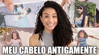 REVENDO FOTOS ANTIGAS DO MEU CABELO!! COMO ELE ERA? | Ludmila Reis