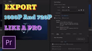 How To Export Video premiere pro Tutorial 2020