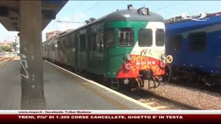 Treni soppressi in Emilia-Romagna, la linea Modena-Sassuolo - TV QUI Modena (23-04-19)