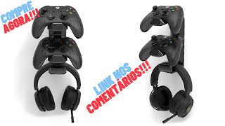 COMPRE AGORA!!! Suporte De Parede para 2 Controles Xbox e switch mais Headset Gamer #amazon #suporte