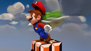 Super Mario Falling down stairs