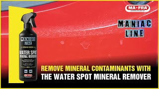 Water Spot Mineral Remover eliminates Mineral Deposits