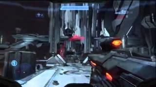 Halo 4   Shutdown Chap, Activate Switch Second Tower, Combat, Crawlers HD Gameplay Xbox 360