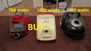 Huge Difference In Vacuums Power Efficiency