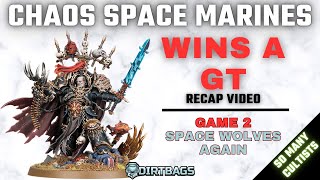 CSM Wins a GT Game 2 vs Space Wolves Again! | Competitive Leviathan | Warhammer 40k Battle Report