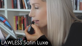 Lawless Satin Luxe Classic Cream Lipstick Review - Platinum