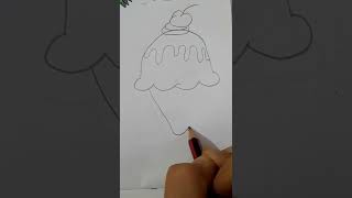 How to draw an ice cream 🍦| رسم ايس كريم سهل جدا للاطفال