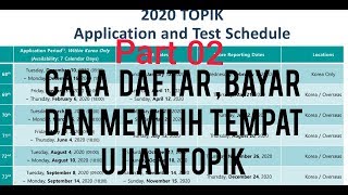 Cara Mendaftar Ujian TOPIK korea . Cara Membayar Ujian TOPIK korea - TOPIK PART 02